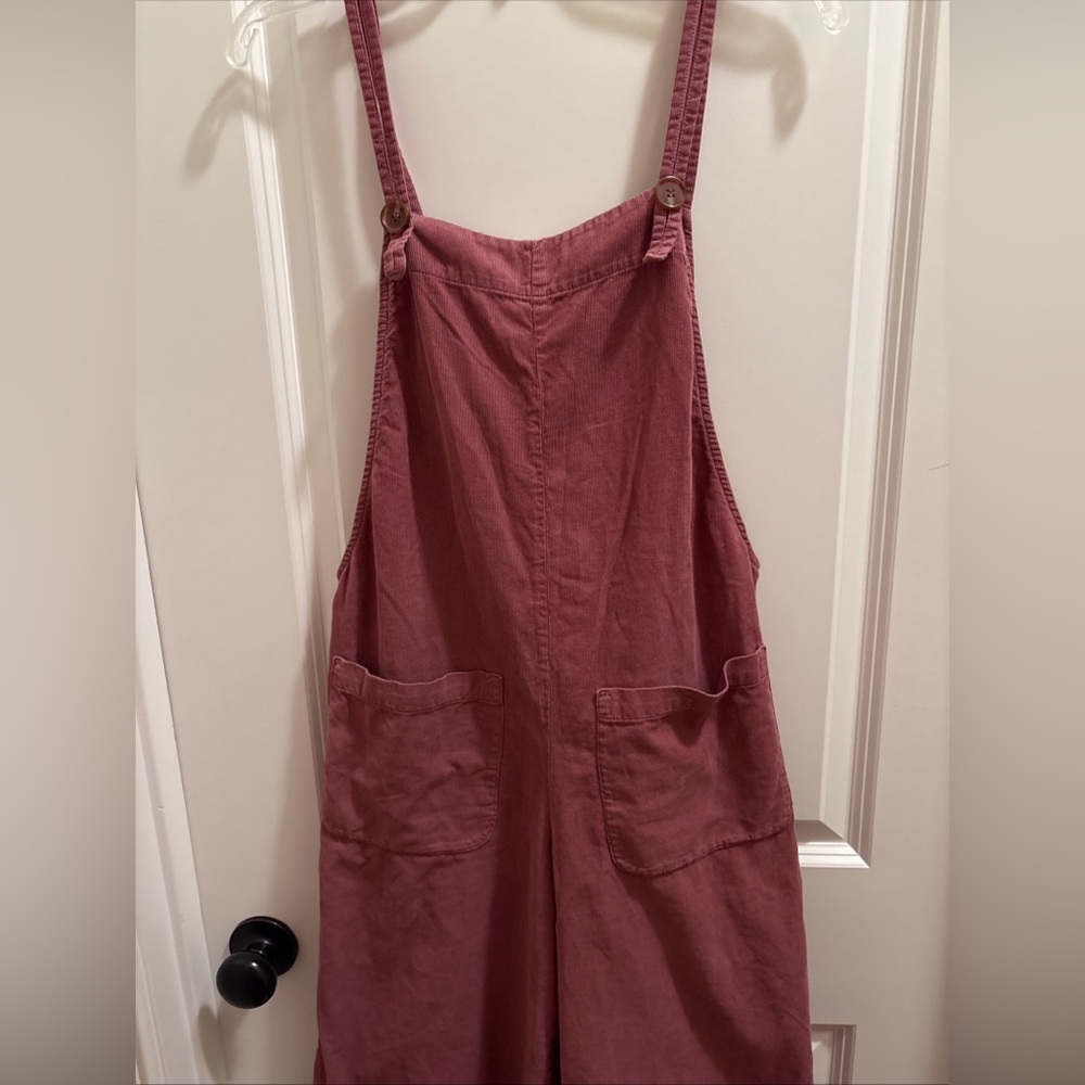 Velvet By Graham And Spencer For Anthropologie Emmie Rose Pink Overalls Size XS - Picture 3 of 5